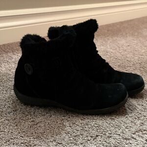 Naturalizer Black Winter Boots size 9.5